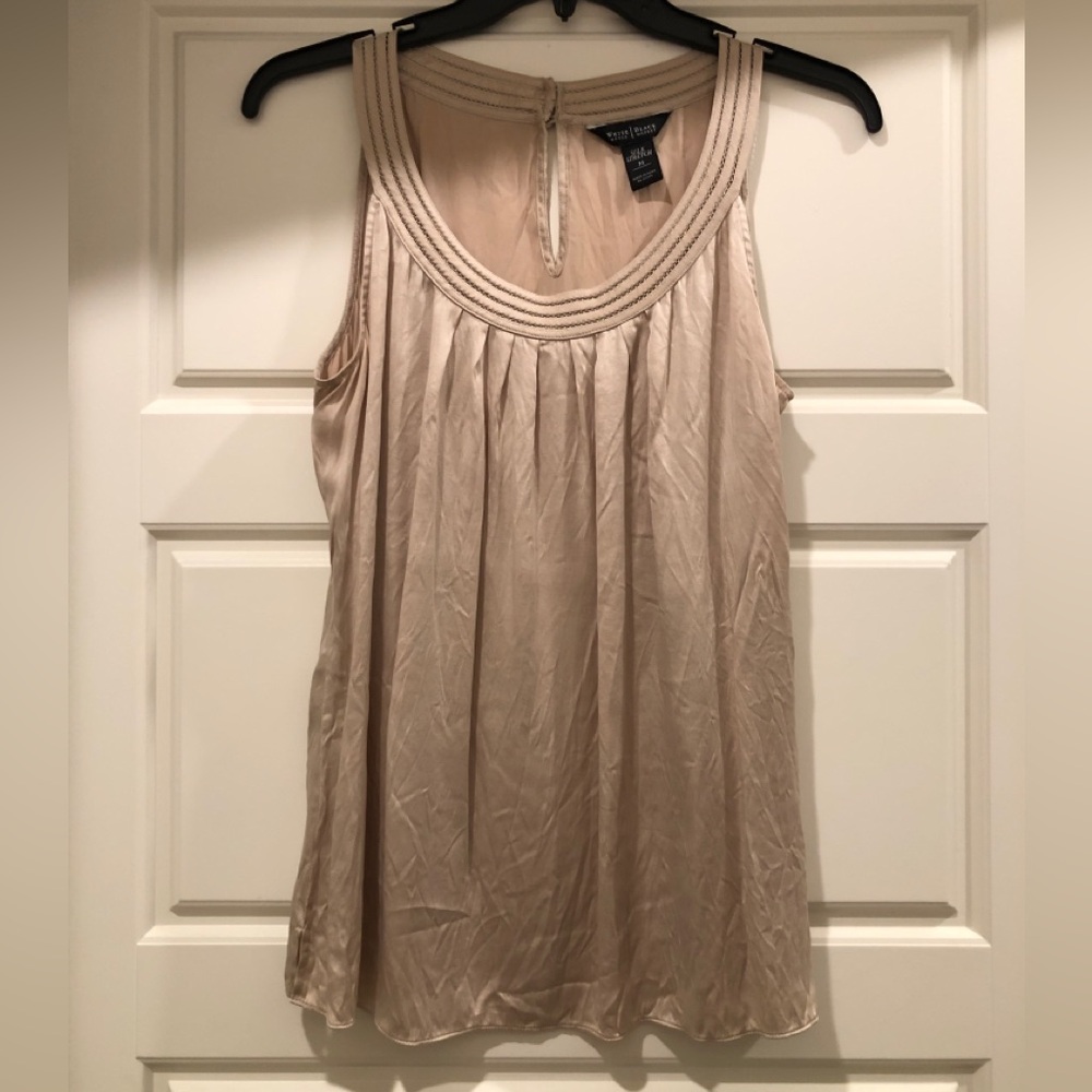WHBM Silk Stretch Top, Size M